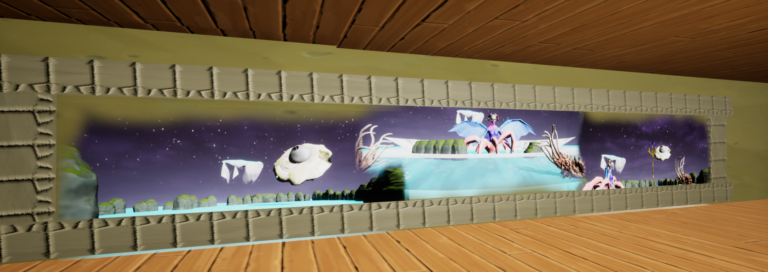 the sea temple mural